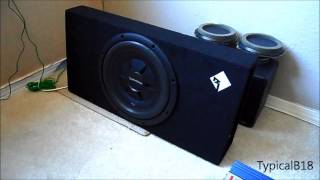 Blown Rockford Fosgate R2S1X12 LookDemo [upl. by Berrie943]