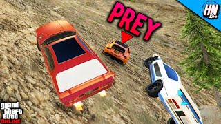 Bestia GTS vs TOREADORS  GTA 5 ManHunt [upl. by Zola674]