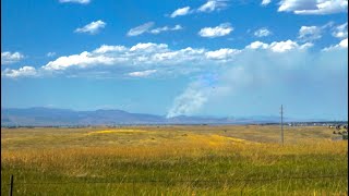 Alexander Mountain Fire Northwest of Denver CO [upl. by Noinatrad]