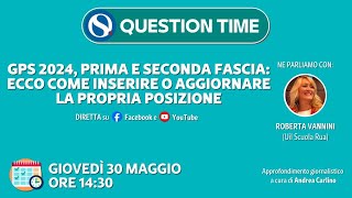 Tutorial GPS 2024 prima e seconda fascia ecco come inserire o aggiornare la propria posizione [upl. by Atsylak535]