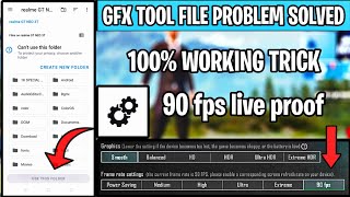 GFX Tool File Problem Solved  How To Fix Cant Use This Folder Problem In GFX Tool  100 Working [upl. by Ahsenra]