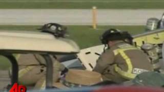 Raw Video NASCAR Owners Plane Crashes [upl. by Barbaraanne]