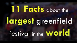 11 Facts About The Glastonbury Festival  Largest Greenfield Festival In The World [upl. by Disraeli]