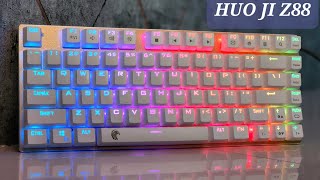 HUO JI Z88  The best Budget Mechanical Gaming Keyboard  RGB modes [upl. by Shanda702]