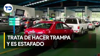 Hombre paga “por fuera” para pasar inspección vehicular es estafado [upl. by Agn]