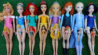 Disney Princess Doll Makeover DIY Miniature Ideas for Barbie Wig Derss Feceup Barbie dolls [upl. by Tirrag939]