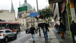 Manhã chuvosa e fria no Centro de São Paulo [upl. by Clarabelle772]