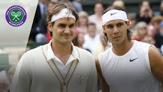 Roger Federer vs Rafael Nadal  Wimbledon 2008  The Final in full [upl. by Xilef]