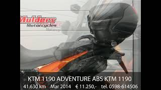 KTM 1190 ADVENTURE ABS KTM 1190 ADVENTURE [upl. by Lindholm]