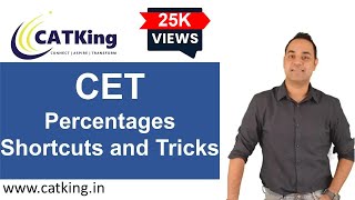 MH CET Percentages  Shortcuts and Tricks  Vedic Maths Speed Maths  CAT  XAT [upl. by Lessig]