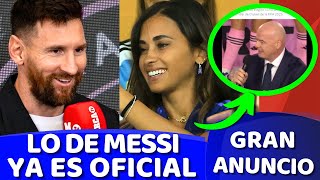 💣¡EL ANUNCIO MÁS ESPERADO LLEGÓ💣 GRAN NOTICIA para LEO MESSI e INTER MIAMI se hizo OFICIAL 🛑 [upl. by Meredeth]