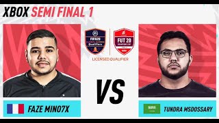 Mino7x VS Msdossary FIFA 20 FUT Cup to Semi Final [upl. by Lorna]