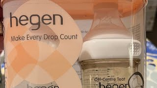 Unboxing Hegen feeding bottles para aa aking Apo 🍼🍼🍼hegen [upl. by Langer476]