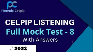 Celpip Listening Test  8 With Answers  Celpip listening Full Mock Test  Phoenix Celpip [upl. by Rozelle171]