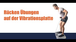 Rücken Übungen auf der Vibrationsplatte [upl. by Oderfla]