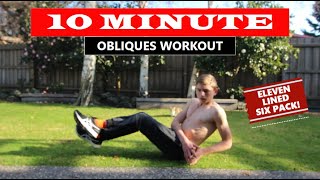 10 MIN OBLIQUES WORKOUT  11 LINE ABS WORKOUT [upl. by Eibor730]