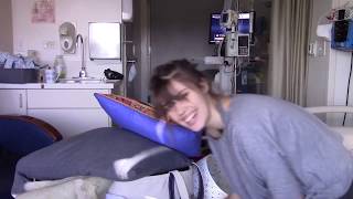 Hospital Room Makeover Start to Fin  Claire Wineland [upl. by Etem]