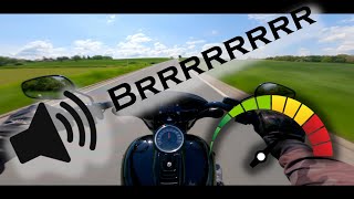 RAW Sound Acceleration Harley Davidson Sport Glide Stage 2 Milwaukee Eight Euro 4 [upl. by Naasah]