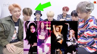 BTS reaction Blackpink Tik Toks [upl. by Steinke817]