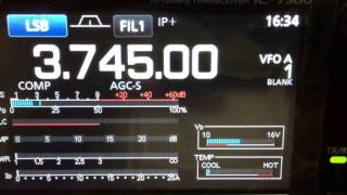 ICOM IC7300 AGC Impulse Noise [upl. by Esther259]