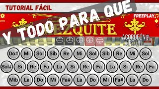 Y Todo Para Qué  Acordeón Mezquite  Tutorial Fácil [upl. by Violet]