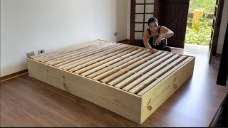 CAMA BOX EM DETALHES FAÇA VOCÊ MESMO [upl. by Jammal]