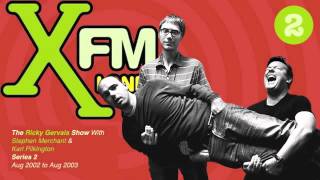 XFM The Ricky Gervais Show Series 2 Episode 28 Hes giving his brain to charity [upl. by Sanbo]