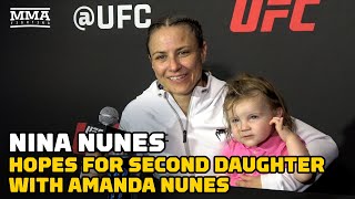 Nina Nunes Explains UFC Retirement Hopes For Second Daughter With Amanda Nunes  MMA Fighting [upl. by Nitsu]