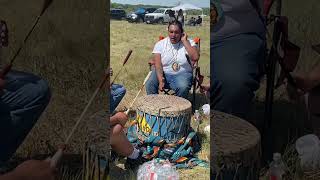 Pine Ridge Lakota Warrior Chant [upl. by Ttergram]