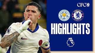 Leicester 12 Chelsea  Blues dominate the Foxes 💪  HIGHLIGHTS  Premier League 2425 [upl. by Dinin]