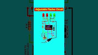 Adjustable Flasher Circuit [upl. by Anirtruc]