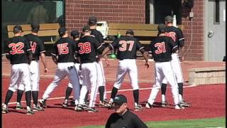 OSU pitchers do the quotCupid Shufflequot [upl. by Nanon329]