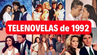 🔴 Todas las TELENOVELAS de TELEVISA 1992 [upl. by Suehtomit]