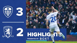 Highlights  Leeds United 32 Middlesbrough  Five goals and red card [upl. by Straus593]