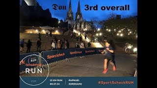 Cologne SportScheck 10k night run 2019  3rd overall [upl. by Rip403]