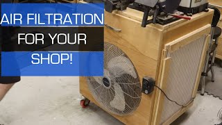 DIY Woodshop Air Filtration System [upl. by Yaker]