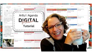 Artful Agenda  Digital Planner  Tutorial 2024 [upl. by Saibot222]