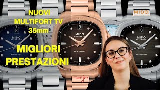 MIDO MULTIFORT TV 35mm i nuovi orologi Mido dedicati ai polsi più sottili [upl. by Iilek]