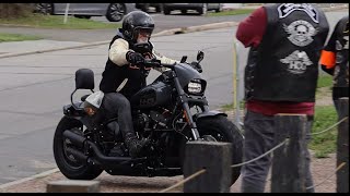 Biker Arrrived in Style at Dream Festival at Harley Davidson Vallee de Chevreuse [upl. by Budd494]