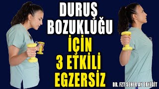 DURUŞ BOZUKLUĞU İÇİN 3 ETKİLİ EGZERSİZ aktifizyo fiziktedavi duruşbozukluğu [upl. by Aeli]