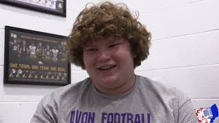 24 Avon Eagles Football Senior Spotlight  Emmit Orlowski [upl. by Eednarb]