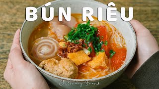 BÚN RIÊU Ở Xứ Úc  ASMR Cooking  Culinary Frank [upl. by Anotyal]