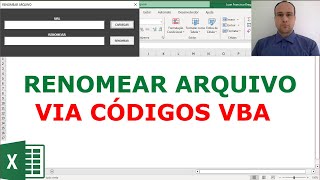 CÃ³digos Excel VBA para Renomear Arquivo [upl. by Erelia]