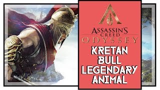 Assassins Creed Odyssey Kretan Bull Legendary Animal Location [upl. by Amir579]