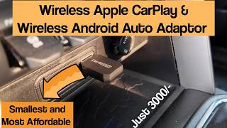 Convert Wired Apple Carplay and Android Auto into Wireless in just Rs3000 [upl. by Dorsman267]