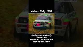 Aviano Rally 1993 Short 7 classicrally rallycar automobile [upl. by Ymrej722]