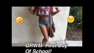 Grwm First day of School 2015 [upl. by Nanji873]