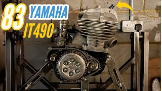 Yamaha IT490YZ490 Engine Rebuild amp Decompression Valve [upl. by Llesirg]