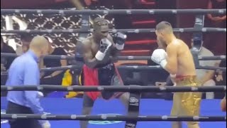 Russian Boxer Ivan Kozlovsky beats Ghana’s Michael Ansah By Round 6 TKO [upl. by Goodill]