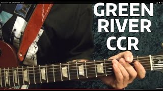 Green River  CCR  Guitar Lesson [upl. by Leihcey]